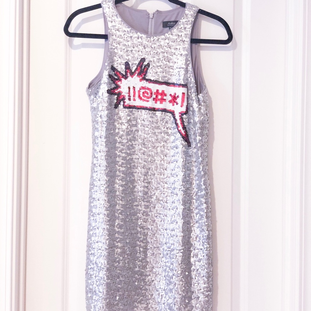 Aidan by Aidan Mattox Sequin Dress
